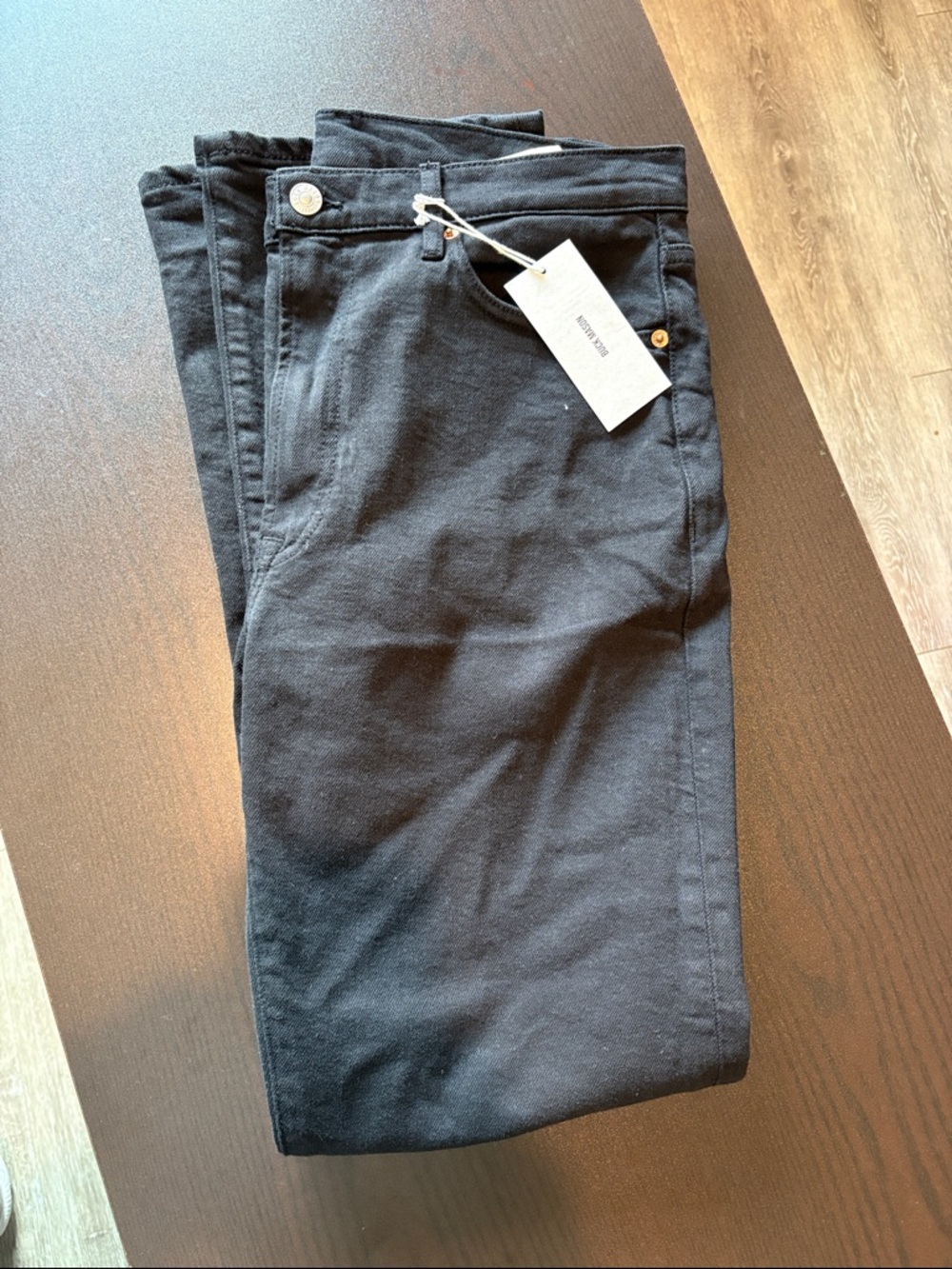 NWT Buck Mason Black Stretch Ridge Twill Cigarette Jean 30x30 Retail $168